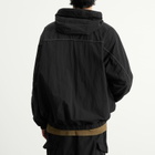 ROA Men's x And Wander Garment Dye Nylon Hooded Jacket in Black