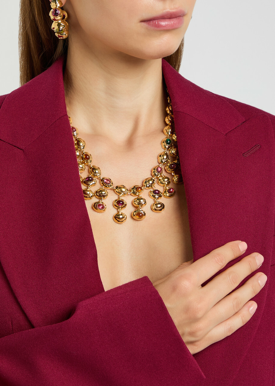 Joanna Laura Constantine Statement 18kt Gold-plated Necklace - One Size
