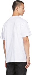 Burberry White Badge Print T-Shirt