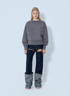 Jean Paul Gaultier Fleece Embroidered Sweatshirt