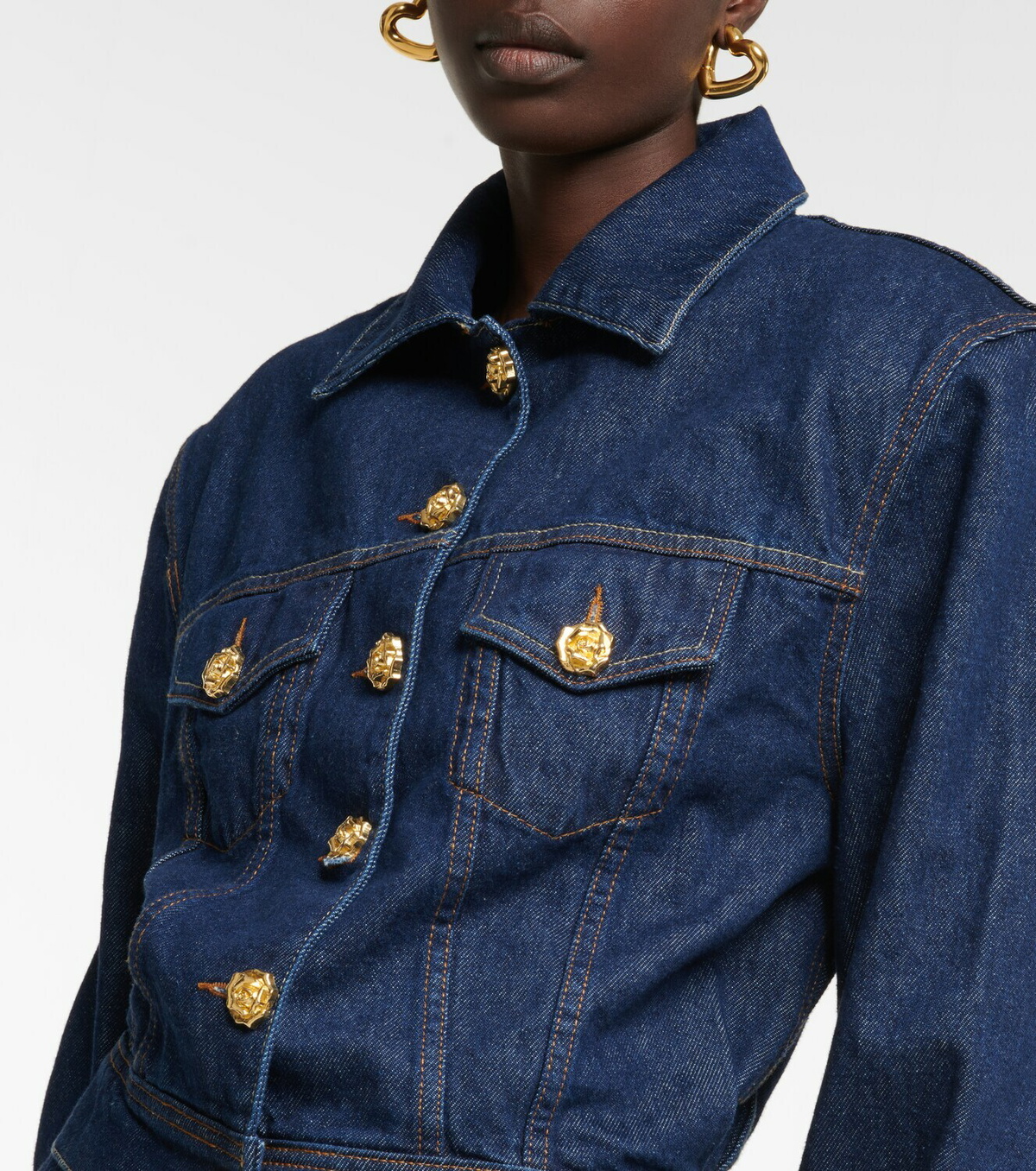 Magda Butrym Cropped denim jacket