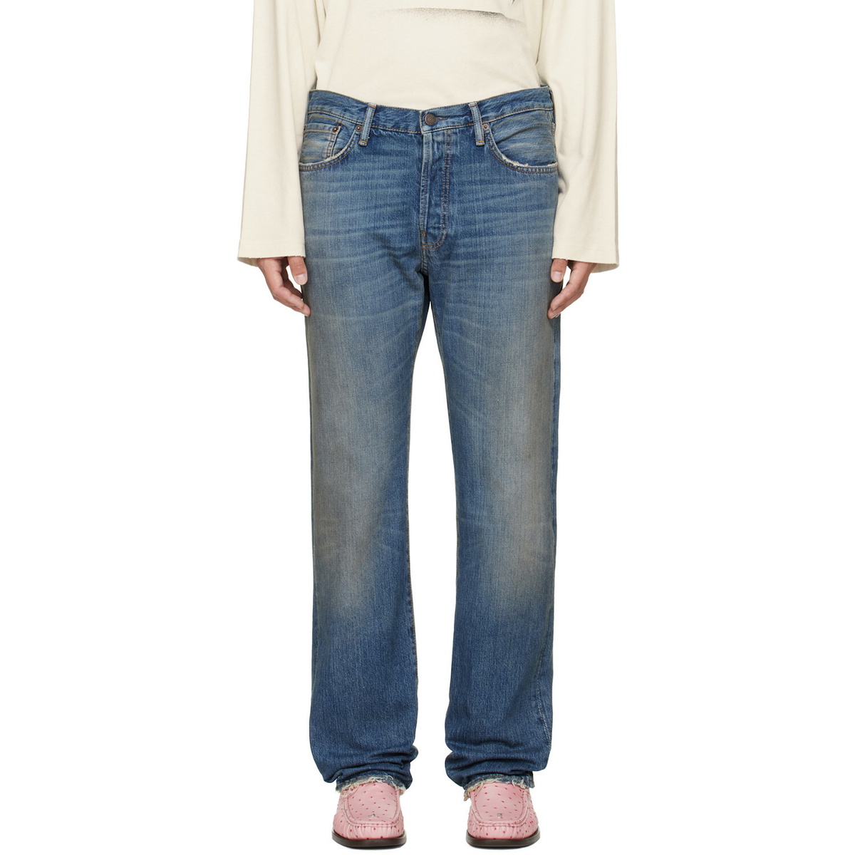 Acne Studios Blue 1996M Bingo Jeans