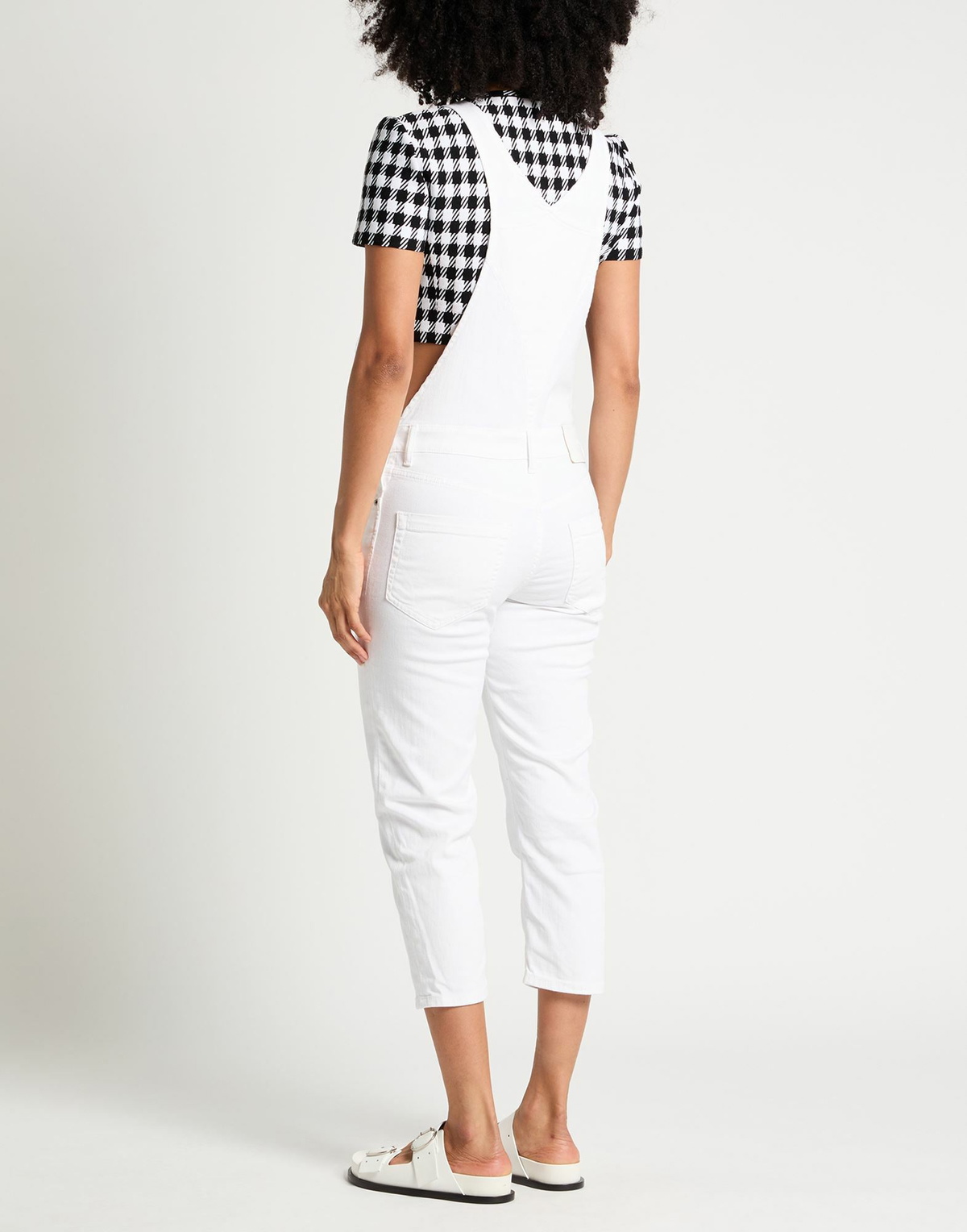 Dondup Womens Overalls in White