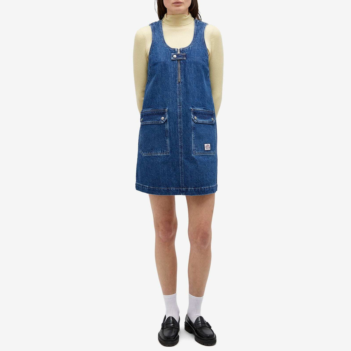 【A. P. C.】Dominic Denim Mini Dress/追跡可能/全国送料無料 A.P.C. Dominic Denim Minidress | endource