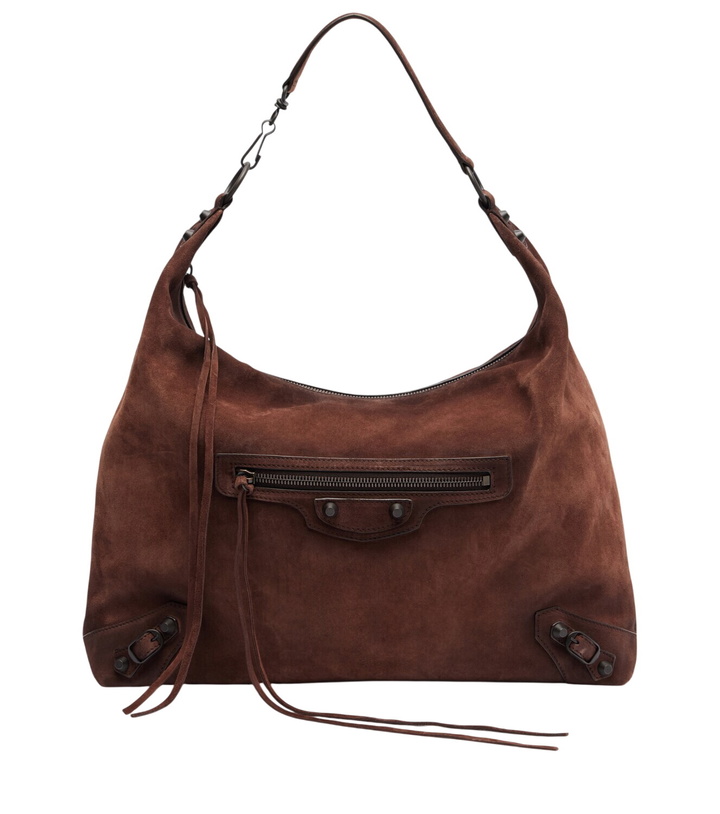 Photo: Balenciaga Le City suede shoulder bag