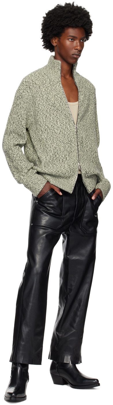 Nanushka Gray Sonni Cardigan