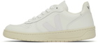 Veja White Leather V-10 Sneakers