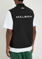 Malbon Performance Logo-print Shell Gilet Black