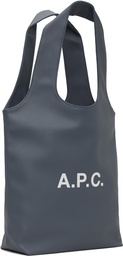 A.P.C. Navy Ninon Small Tote