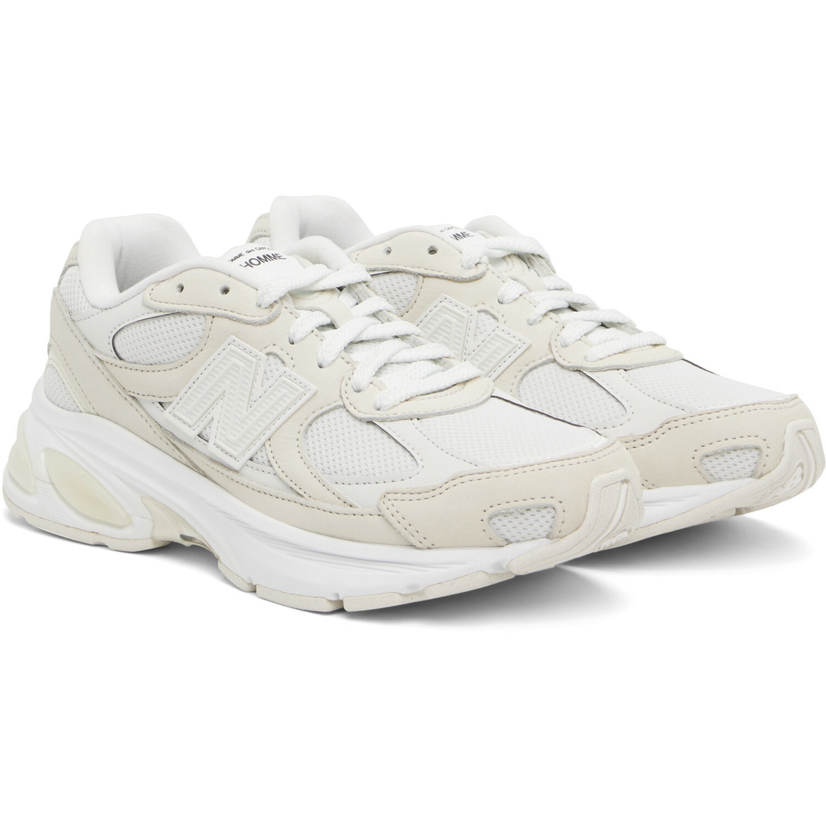 Comme des Garçons Homme White New Balance Edition 2010V Sneakers