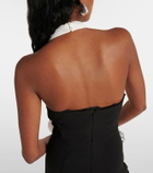 Roland Mouret Halterneck cady jumpsuit