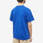 Maison Kitsuné Men's Chillax Fox Patch Classic T-Shirt in Deep Blue