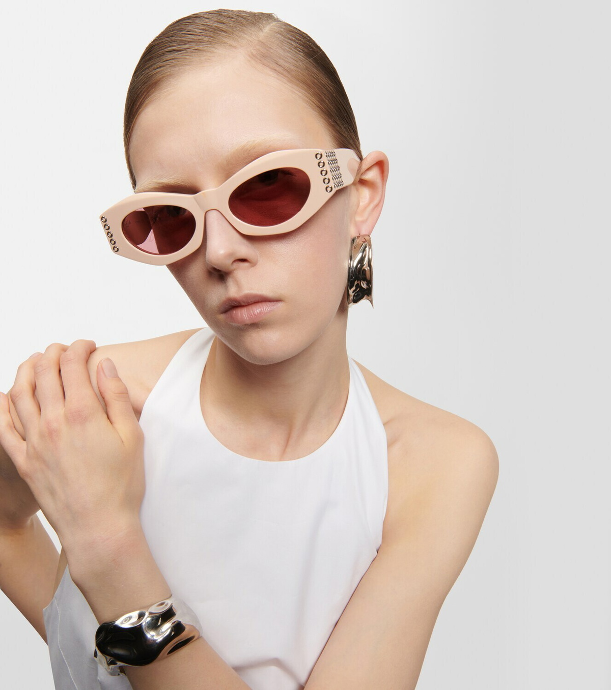 サングラス ALAIA OVALE 79 SUNGLASSES ALAÏA BLACK OVAL SUNGLASSES |ALAÏA US