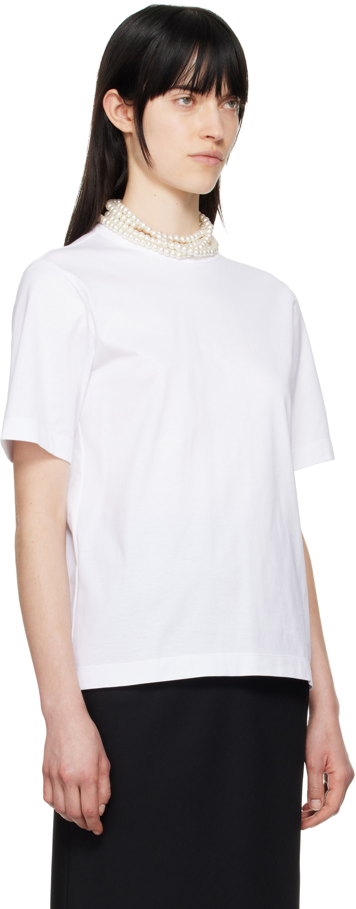 Carven White Pearl T-shirt