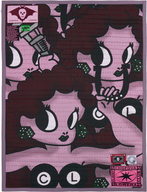 Photo: Chopova Lowena Pink Lady Luck Bleep Blanket