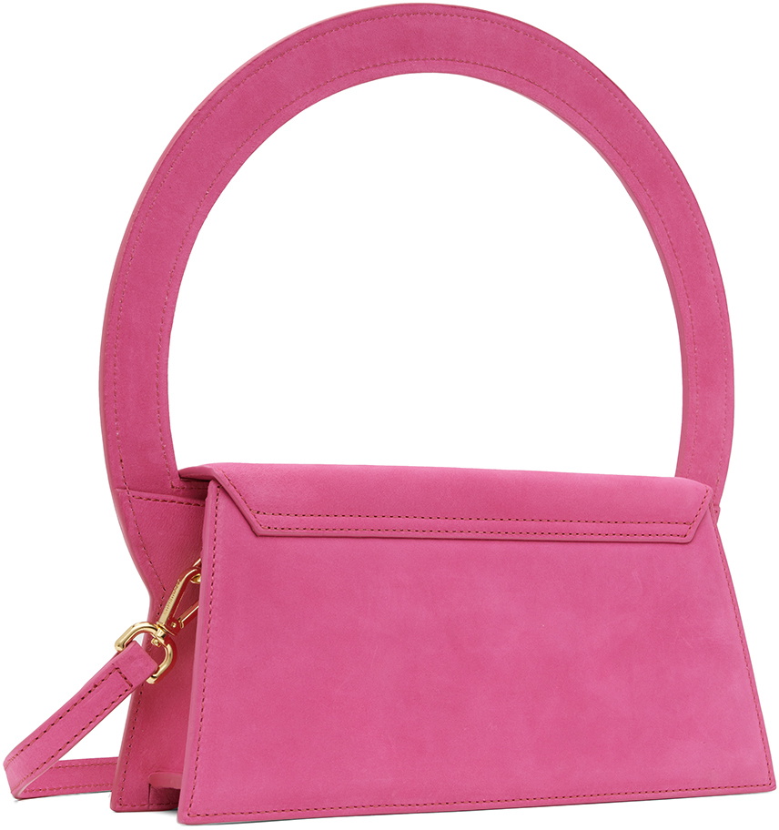 Jacquemus Pink Le Raphia 'Le Sac Rond' Bag Jacquemus