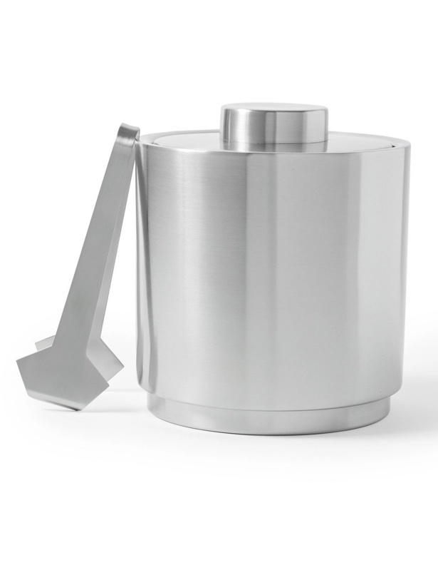 Photo: The Conran Shop - Outline Brushed Stainless Steel Ice Bucket and Tongs Set