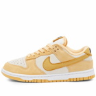 Nike W Dunk Low Lx Sneakers in Celestial Gold/Midnight Navy