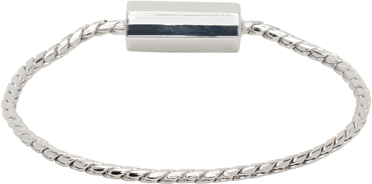 A.P.C. Silver Angle Bracelet