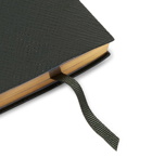 Kingsman - Smythson Panama Cross-Grain Leather Notebook - Dark green