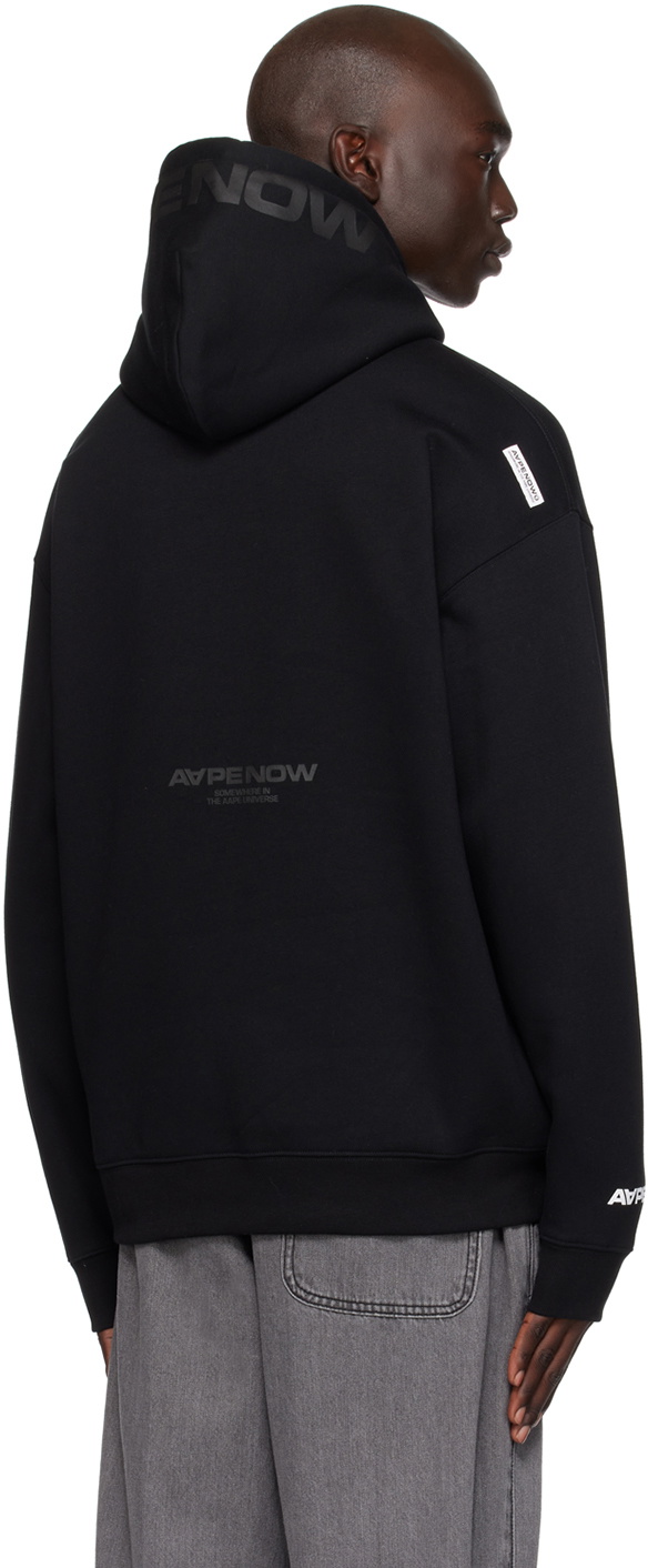 AAPE by A Bathing Ape Black Logo Patch Hoodie AAPE by A Bathing Ape