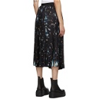 Sacai Multicolor Star Print Pleated Skirt