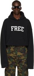 Balenciaga Black 'Free' No Rib Hoodie