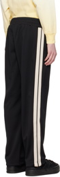 Palm Angels Black Loose Track Pants