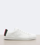 Gucci Ace Web Stripe leather sneakers