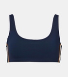 Tory Sport Striped sports bra