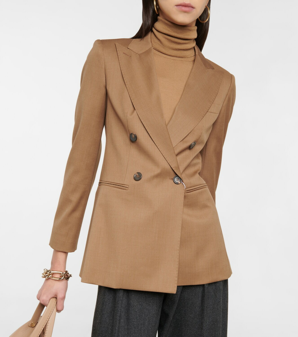 Max Mara - Abissi double-breasted virgin wool blazer Max Mara