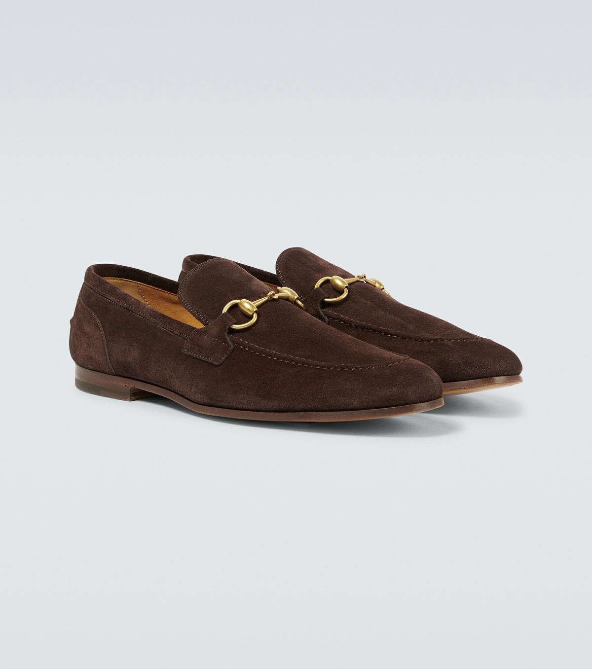 Gucci - Jordaan suede loafers