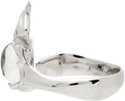 Alan Crocetti Silver & Green Ember Ring