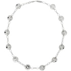 Avgvst Jewelry Silver Sequin Necklace