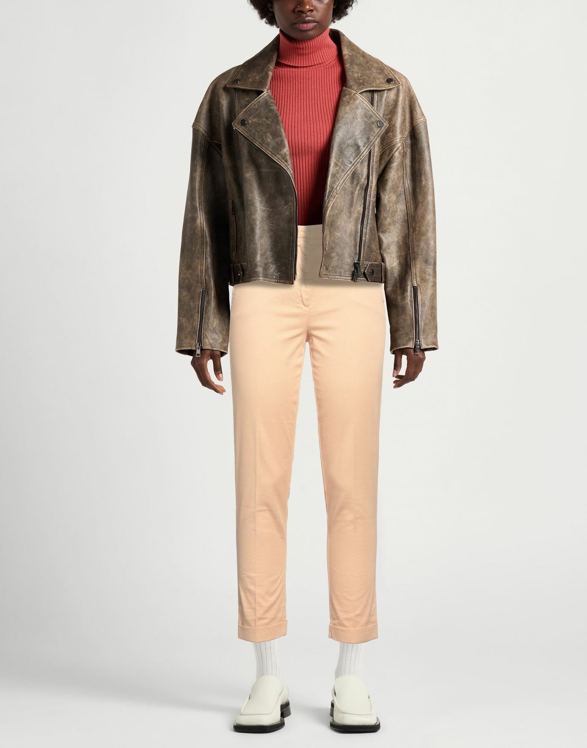 Manila Grace Womens Pants Sand