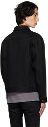 Naked & Famous Denim Black Selvedge Denim Jacket