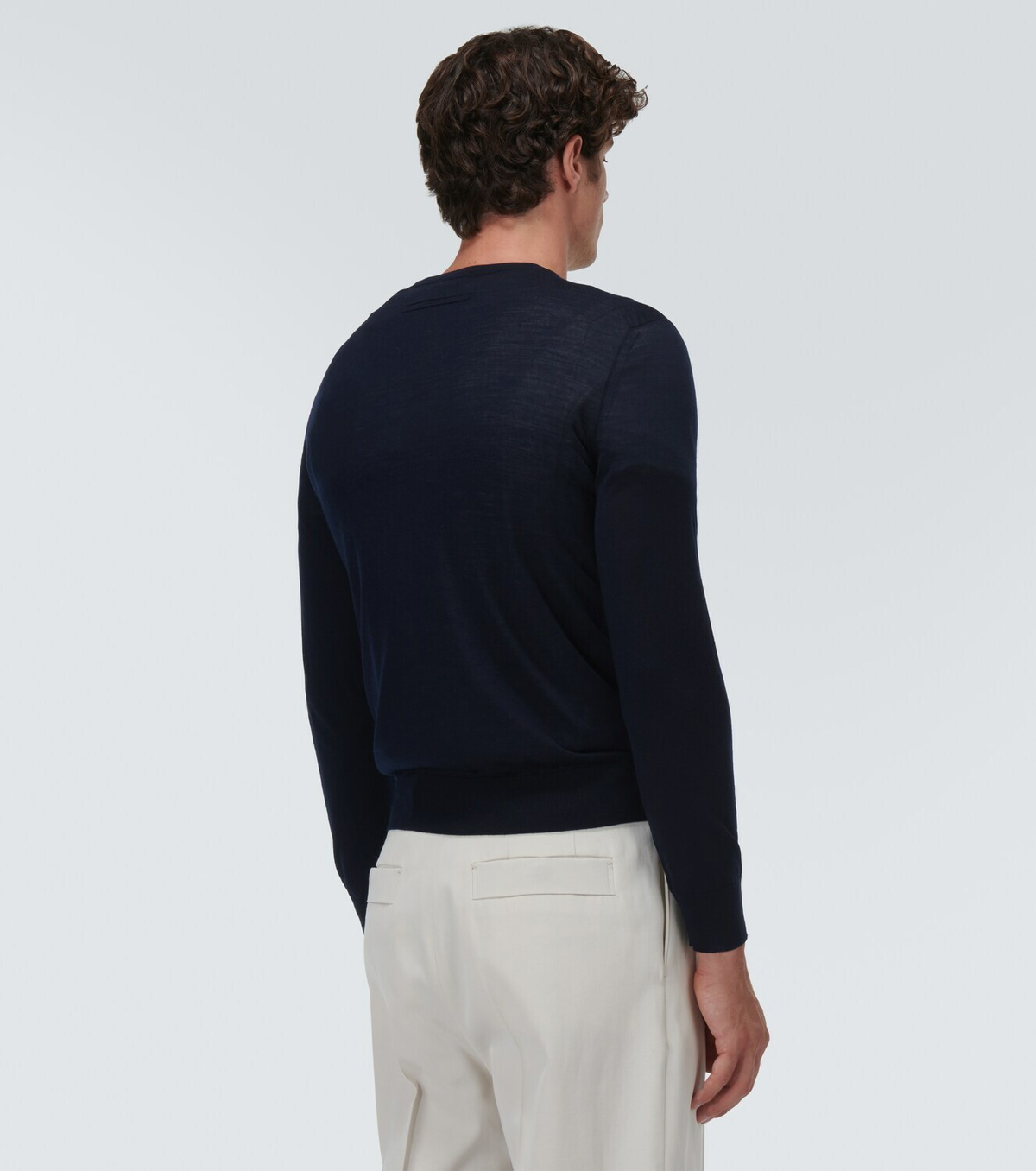 Zegna Ribbed-knit wool sweater Zegna