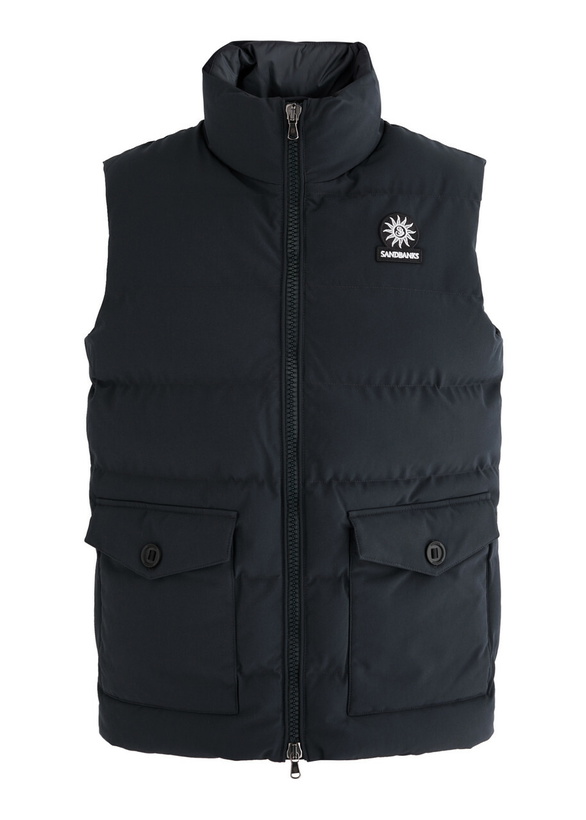 Photo: Sandbanks Explorer Quilted Shell Gilet Navy