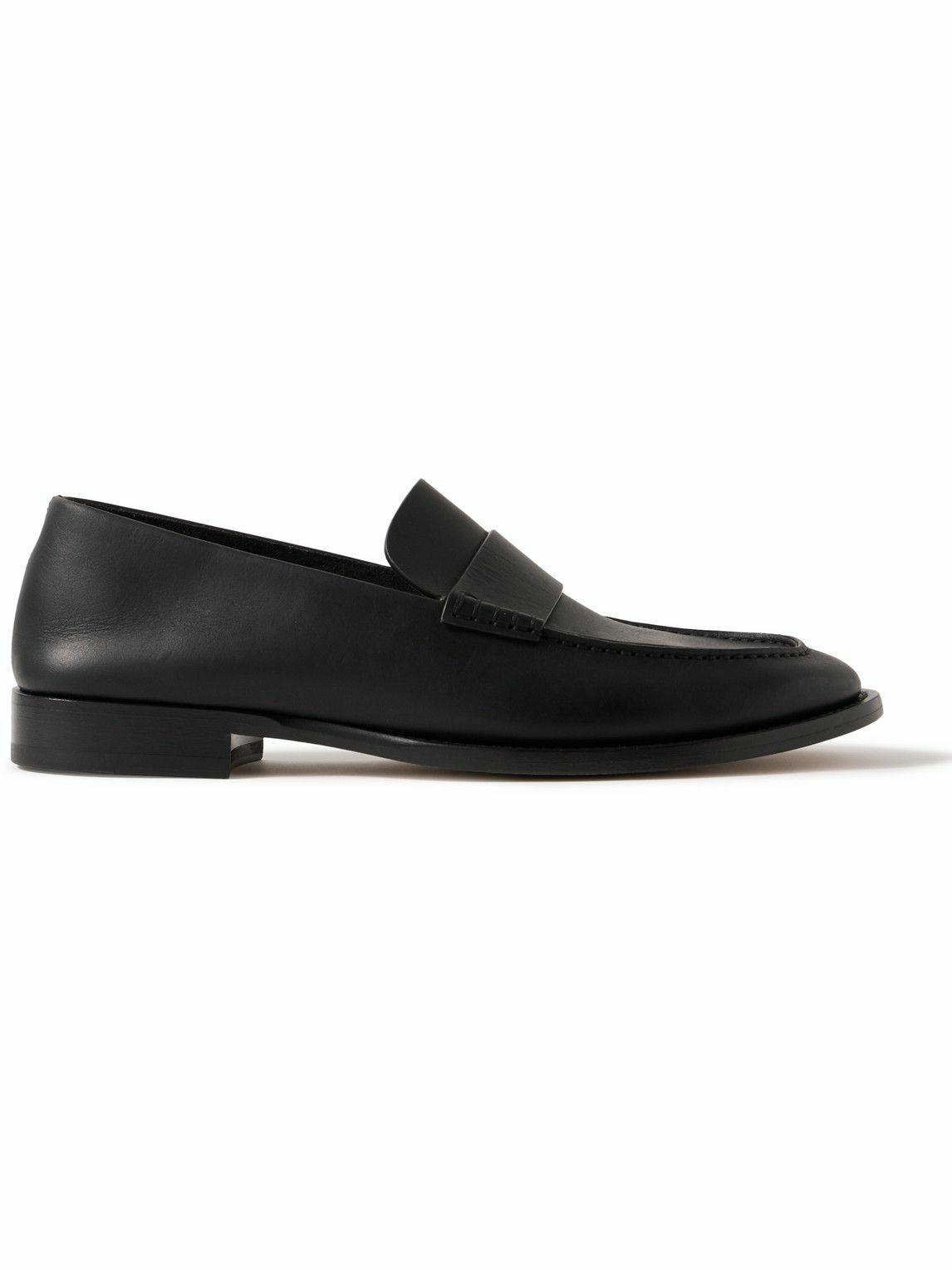 The Row - Novus Leather Loafers - Black The Row