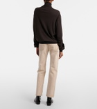 Khaite Finley cropped straight jeans