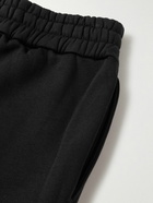 Zegna - Tapered Cotton-Blend Jersey Cargo Sweatpants - Black