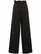 TOTEME Fluid Viscose & Linen Wide Pants