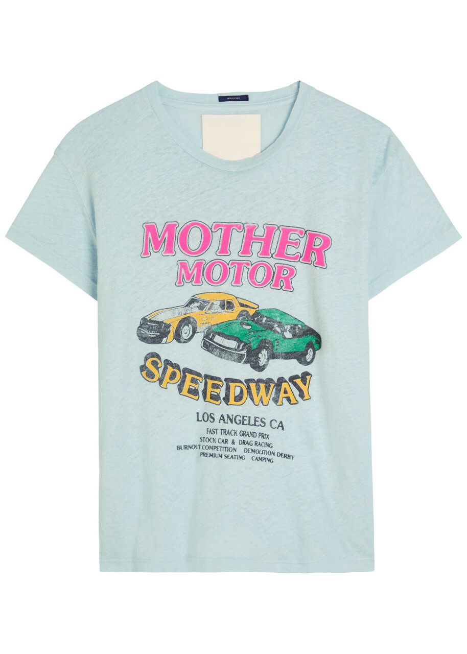 Mother The Sinful Printed Cotton T-shirt Multicoloured