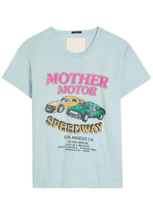 Photo: Mother The Sinful Printed Cotton T-shirt Multicoloured