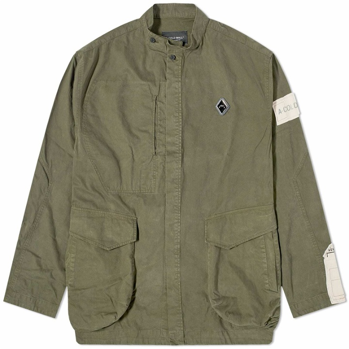 Photo: A-COLD-WALL* Men's Ando Work Shirt in Dark Olive