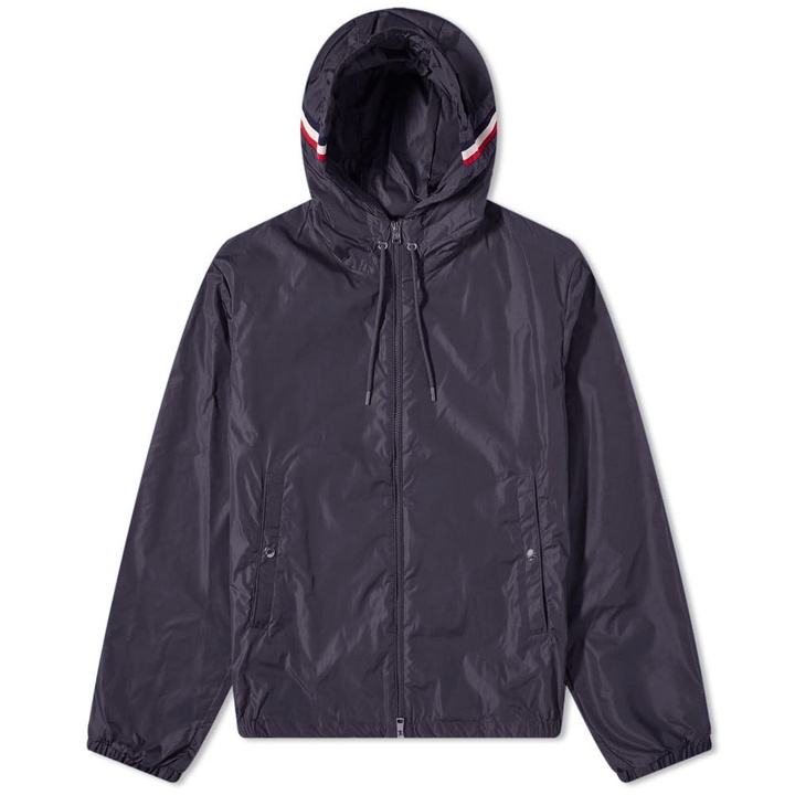 Photo: Moncler Men's Grimpeurs Zip Hooded Windbreaker in Navy