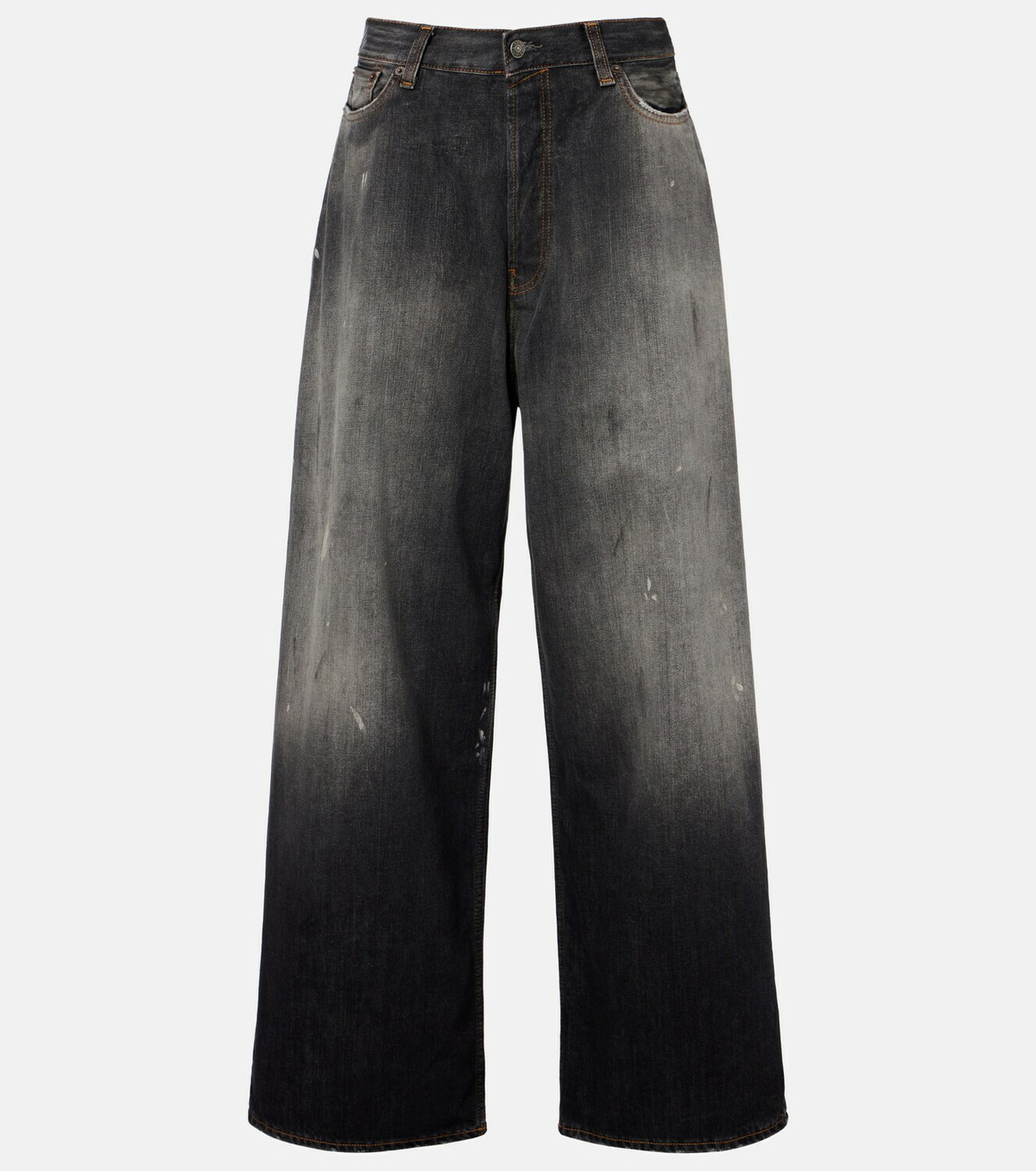 Acne Studios 2023 distressed wide-leg jeans