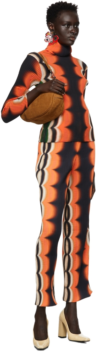 Julia Heuer Orange Classic Jack Trousers