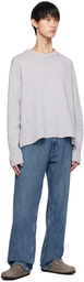 Guest in Residence Gray Cozy Sweater