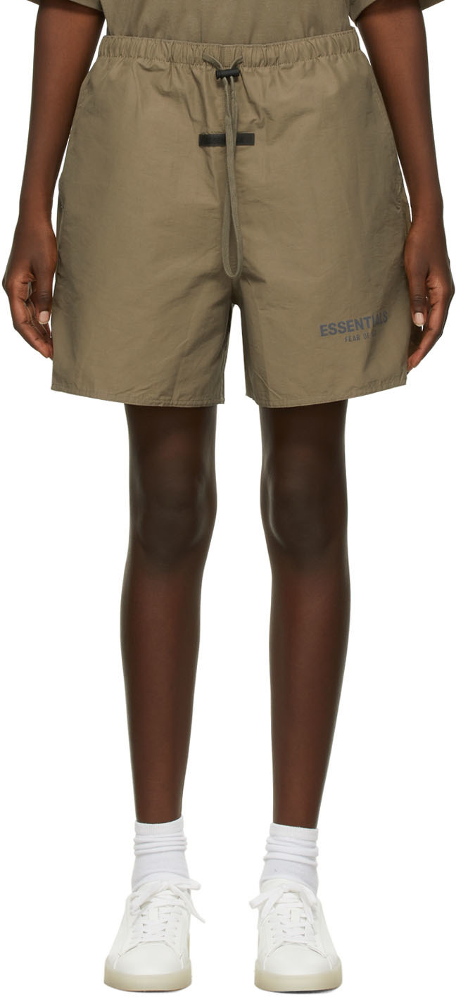 Fear of God ESSENTIALS Taupe Volley Shorts Fear Of God Essentials